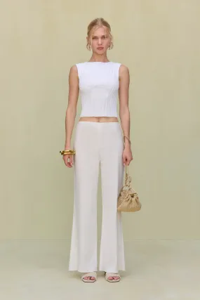 Anzu Knit Top Off White