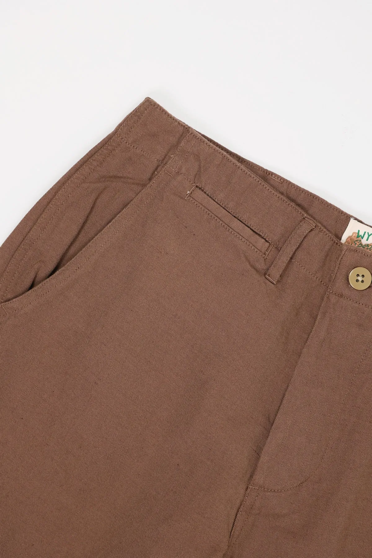 Cotton/Linen Shorts - Churro Brown