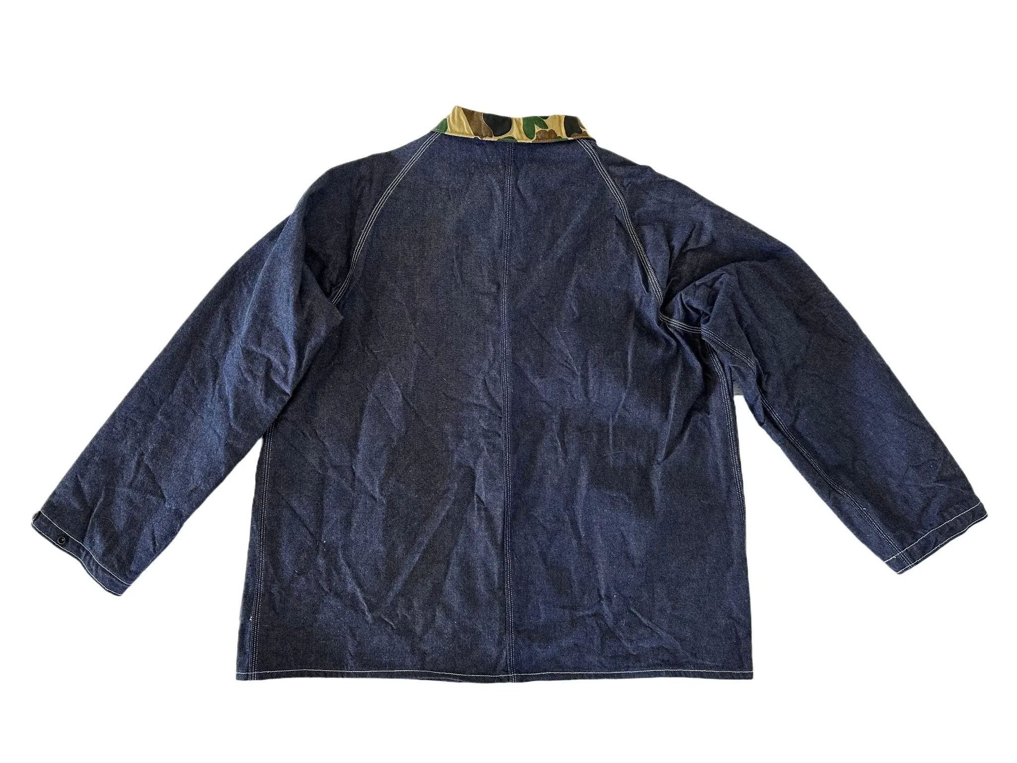 Hudson Overall Company Raglan Sleeve Chore Coat -- Ltd. Ed. Camo Collar