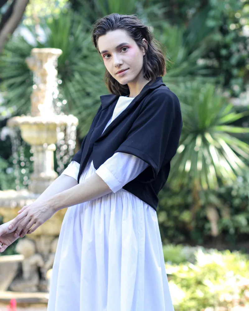 Irania Short Sleeve Cropped Coat