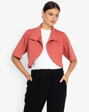 Irania Short Sleeve Cropped Coat