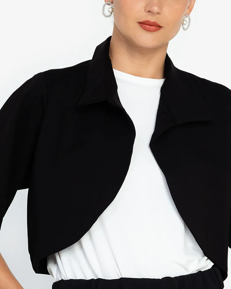 Irania Short Sleeve Cropped Coat