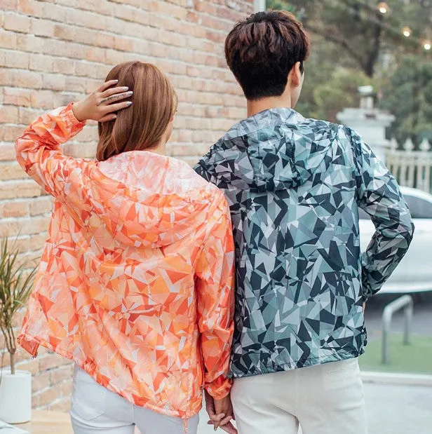 Men's Summer Quick Dry Camouflage Waterproof Windbreaker