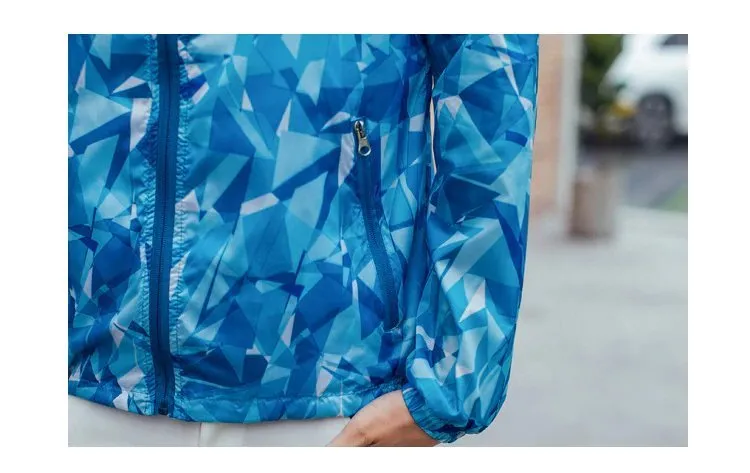 Men's Summer Quick Dry Camouflage Waterproof Windbreaker