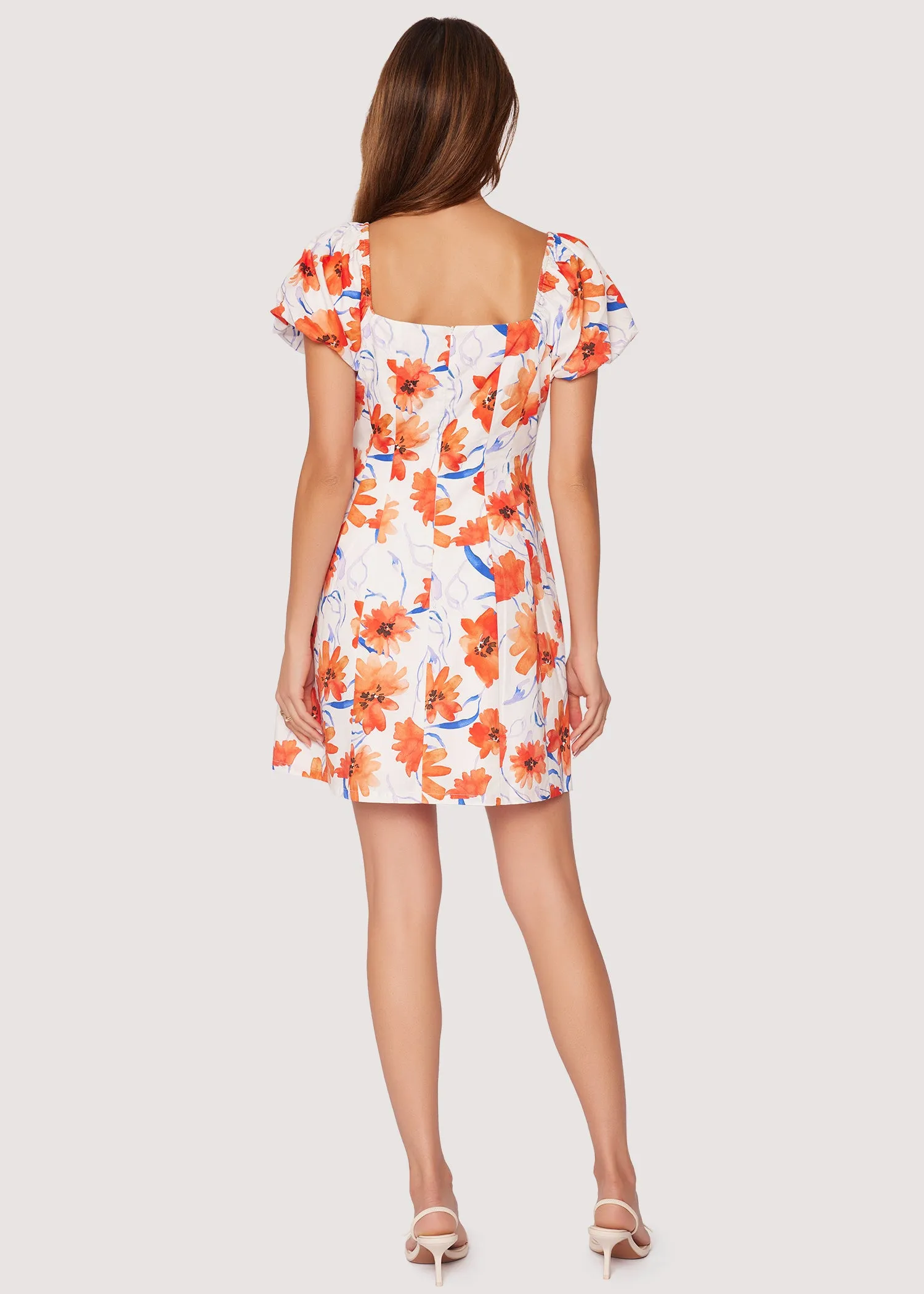 Poppy Blooms Mini Dress