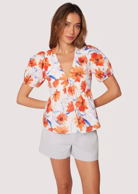 Poppy Blooms Top