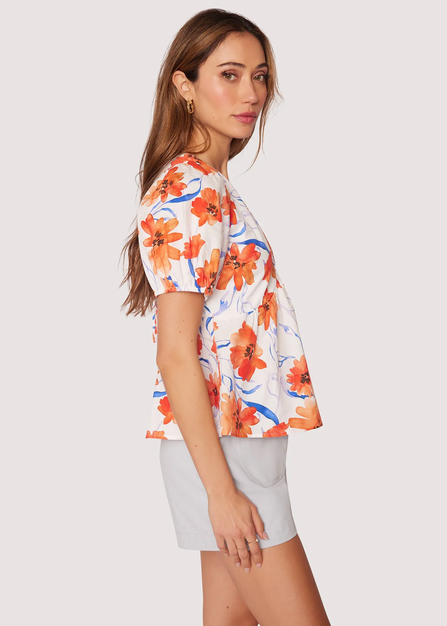 Poppy Blooms Top