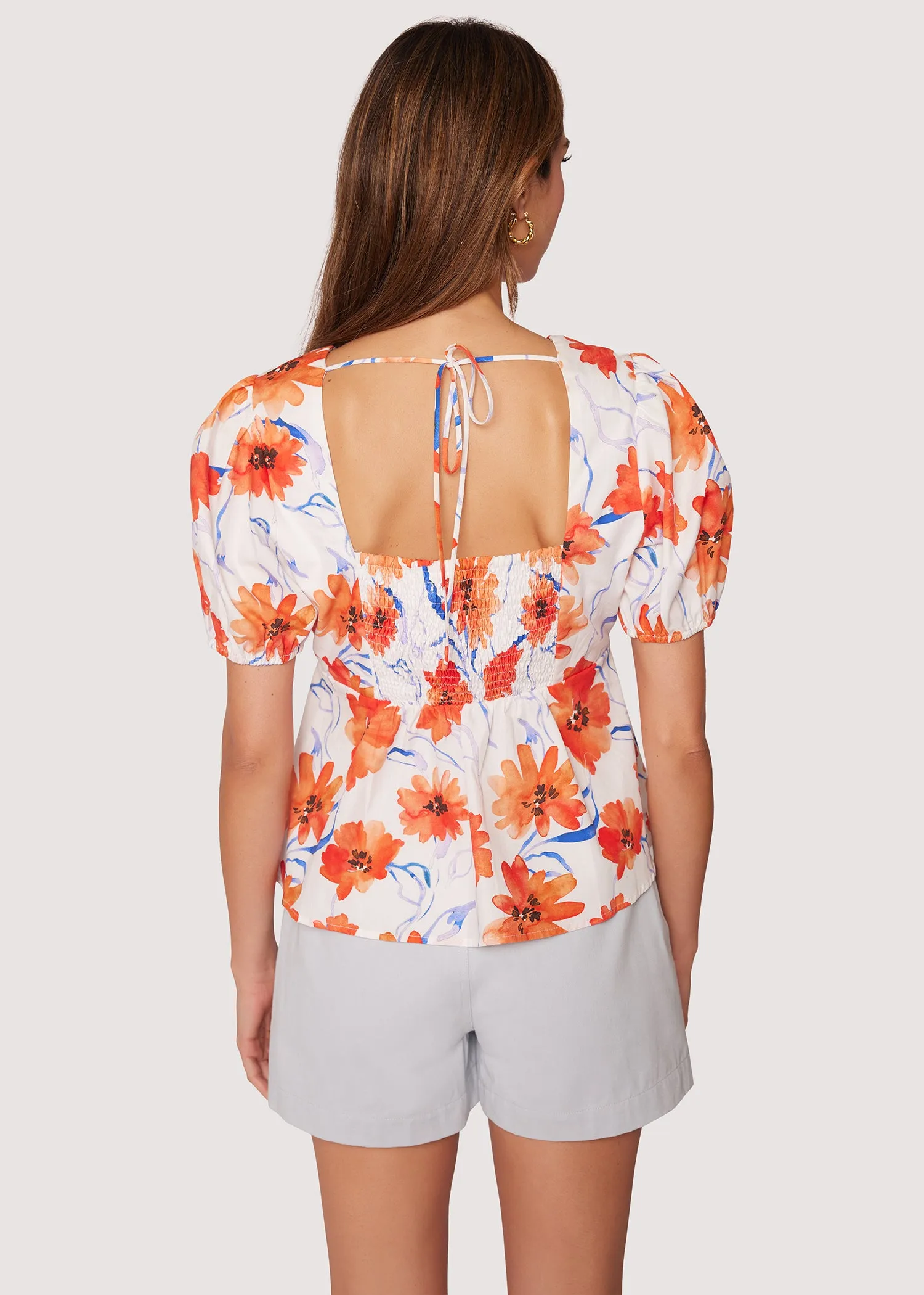 Poppy Blooms Top