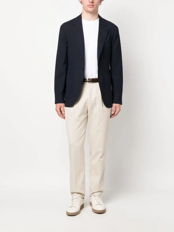 tapered cotton chinos